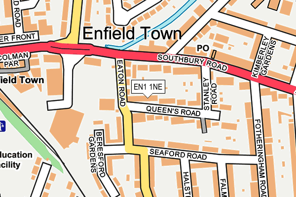 EN1 1NE map - OS OpenMap – Local (Ordnance Survey) EN1 1NE map - OS OpenMap – Local (Ordnance Survey)