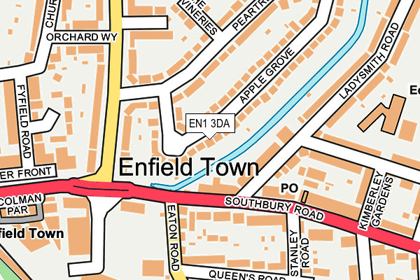 EN1 3DA map - OS OpenMap – Local (Ordnance Survey) EN1 3DA map - OS OpenMap – Local (Ordnance Survey)