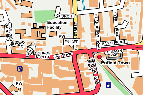EN1 3ED map - OS OpenMap – Local (Ordnance Survey) EN1 3ED map - OS OpenMap – Local (Ordnance Survey)