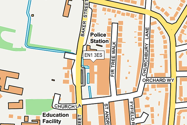 EN1 3ES map - OS OpenMap – Local (Ordnance Survey) EN1 3ES map - OS OpenMap – Local (Ordnance Survey)