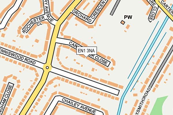 EN1 3NA map - OS OpenMap – Local (Ordnance Survey) EN1 3NA map - OS OpenMap – Local (Ordnance Survey)