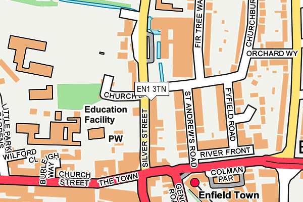 EN1 3TN map - OS OpenMap – Local (Ordnance Survey) EN1 3TN map - OS OpenMap – Local (Ordnance Survey)