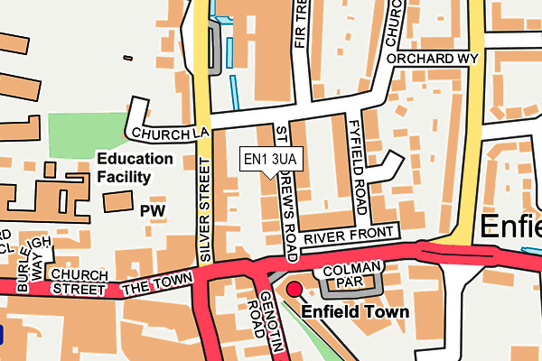 EN1 3UA map - OS OpenMap – Local (Ordnance Survey) EN1 3UA map - OS OpenMap – Local (Ordnance Survey)
