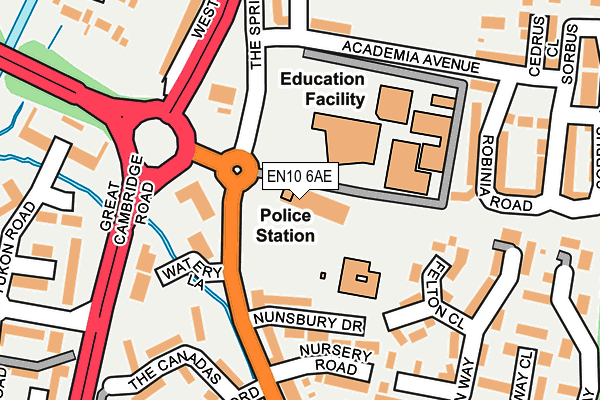 EN10 6AE map - OS OpenMap – Local (Ordnance Survey) EN10 6AE map - OS OpenMap – Local (Ordnance Survey)