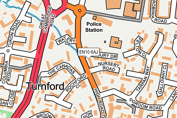 EN10 6AJ map - OS OpenMap – Local (Ordnance Survey) EN10 6AJ map - OS OpenMap – Local (Ordnance Survey)