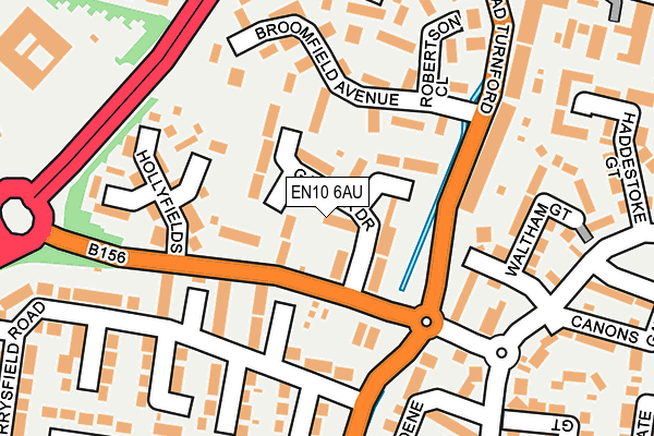EN10 6AU map - OS OpenMap – Local (Ordnance Survey) EN10 6AU map - OS OpenMap – Local (Ordnance Survey)