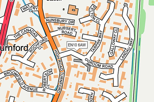 EN10 6AW map - OS OpenMap – Local (Ordnance Survey) EN10 6AW map - OS OpenMap – Local (Ordnance Survey)
