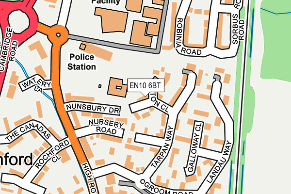 EN10 6BT map - OS OpenMap – Local (Ordnance Survey) EN10 6BT map - OS OpenMap – Local (Ordnance Survey)