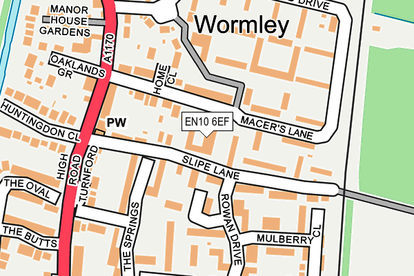 EN10 6EF map - OS OpenMap – Local (Ordnance Survey) EN10 6EF map - OS OpenMap – Local (Ordnance Survey)