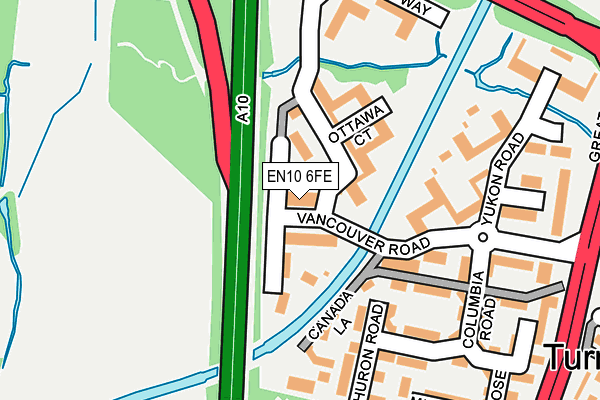 EN10 6FE map - OS OpenMap – Local (Ordnance Survey) EN10 6FE map - OS OpenMap – Local (Ordnance Survey)
