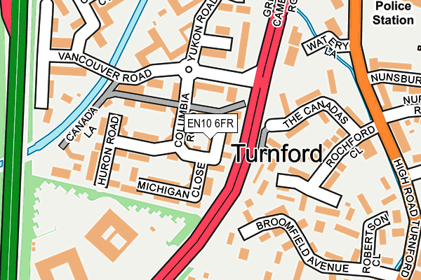 EN10 6FR map - OS OpenMap – Local (Ordnance Survey)