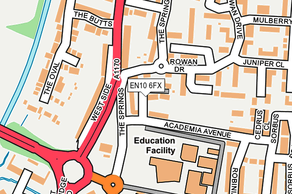 EN10 6FX map - OS OpenMap – Local (Ordnance Survey) EN10 6FX map - OS OpenMap – Local (Ordnance Survey)