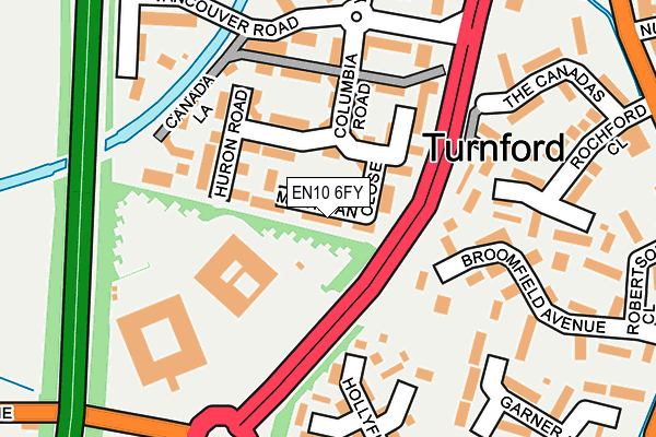 EN10 6FY map - OS OpenMap – Local (Ordnance Survey) EN10 6FY map - OS OpenMap – Local (Ordnance Survey)