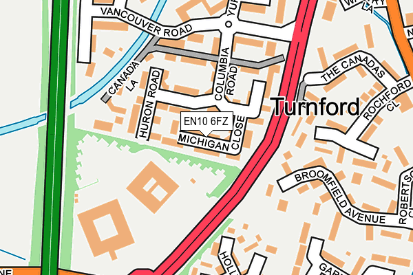 EN10 6FZ map - OS OpenMap – Local (Ordnance Survey) EN10 6FZ map - OS OpenMap – Local (Ordnance Survey)
