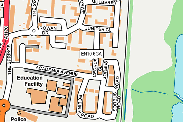 EN10 6GA map - OS OpenMap – Local (Ordnance Survey) EN10 6GA map - OS OpenMap – Local (Ordnance Survey)