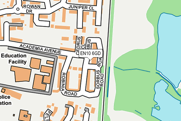 EN10 6GD map - OS OpenMap – Local (Ordnance Survey) EN10 6GD map - OS OpenMap – Local (Ordnance Survey)