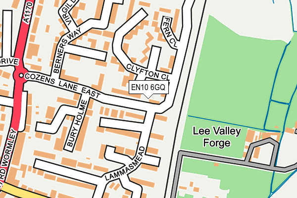 EN10 6GQ map - OS OpenMap – Local (Ordnance Survey) EN10 6GQ map - OS OpenMap – Local (Ordnance Survey)