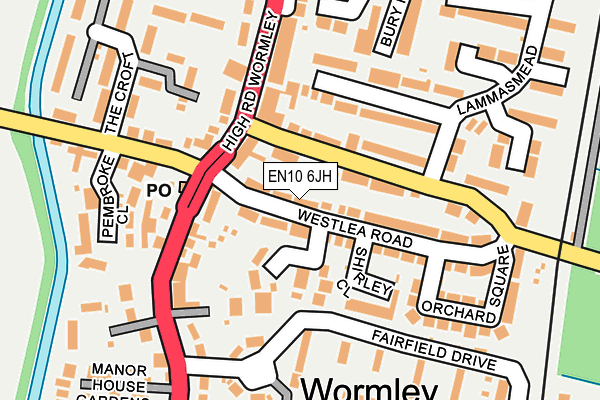 EN10 6JH map - OS OpenMap – Local (Ordnance Survey) EN10 6JH map - OS OpenMap – Local (Ordnance Survey)