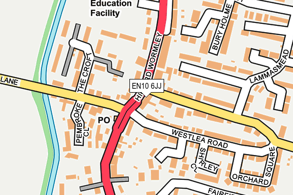 EN10 6JJ map - OS OpenMap – Local (Ordnance Survey) EN10 6JJ map - OS OpenMap – Local (Ordnance Survey)
