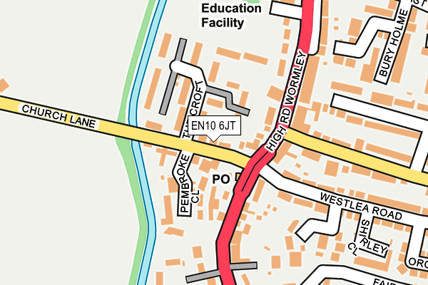 EN10 6JT map - OS OpenMap – Local (Ordnance Survey) EN10 6JT map - OS OpenMap – Local (Ordnance Survey)