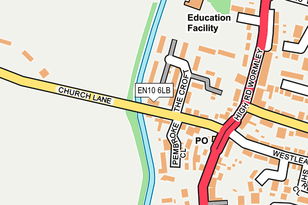 EN10 6LB map - OS OpenMap – Local (Ordnance Survey) EN10 6LB map - OS OpenMap – Local (Ordnance Survey)