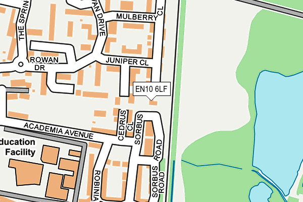 EN10 6LF map - OS OpenMap – Local (Ordnance Survey) EN10 6LF map - OS OpenMap – Local (Ordnance Survey)