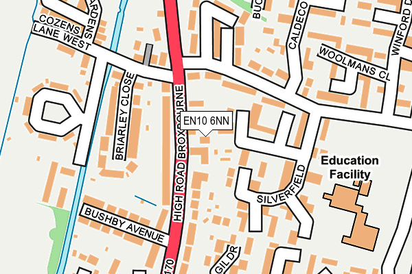 EN10 6NN map - OS OpenMap – Local (Ordnance Survey) EN10 6NN map - OS OpenMap – Local (Ordnance Survey)