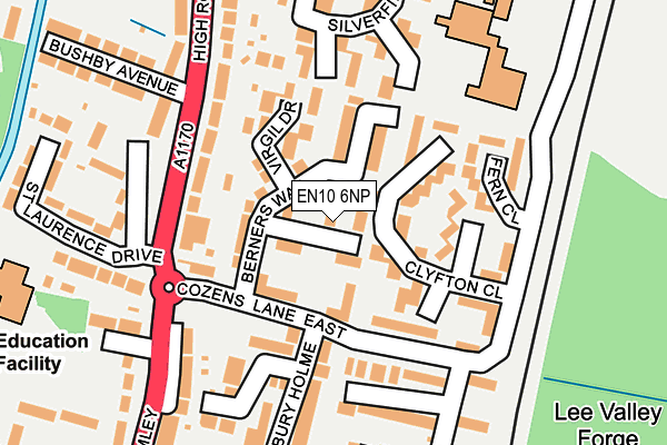 EN10 6NP map - OS OpenMap – Local (Ordnance Survey) EN10 6NP map - OS OpenMap – Local (Ordnance Survey)