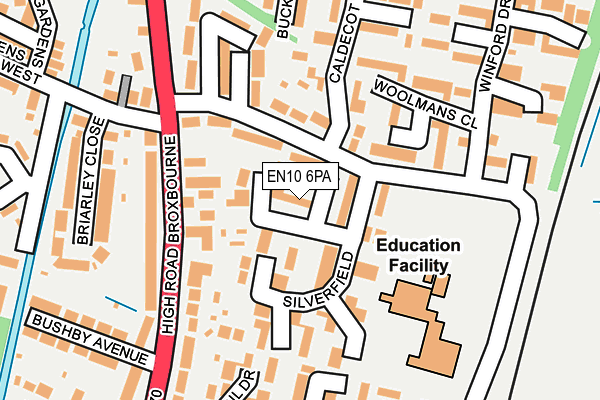 EN10 6PA map - OS OpenMap – Local (Ordnance Survey) EN10 6PA map - OS OpenMap – Local (Ordnance Survey)