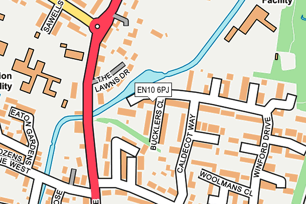 EN10 6PJ map - OS OpenMap – Local (Ordnance Survey) EN10 6PJ map - OS OpenMap – Local (Ordnance Survey)