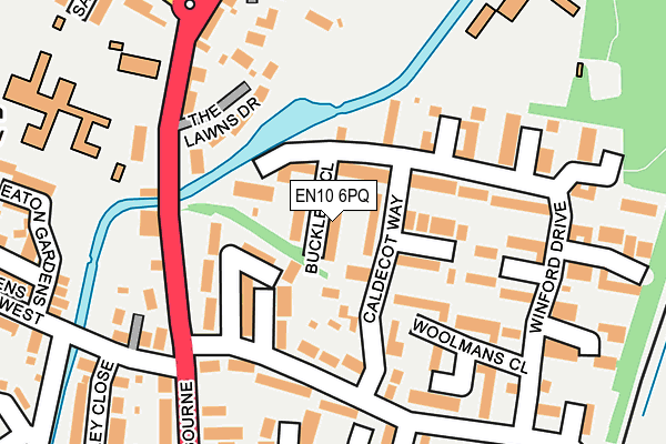 EN10 6PQ map - OS OpenMap – Local (Ordnance Survey) EN10 6PQ map - OS OpenMap – Local (Ordnance Survey)