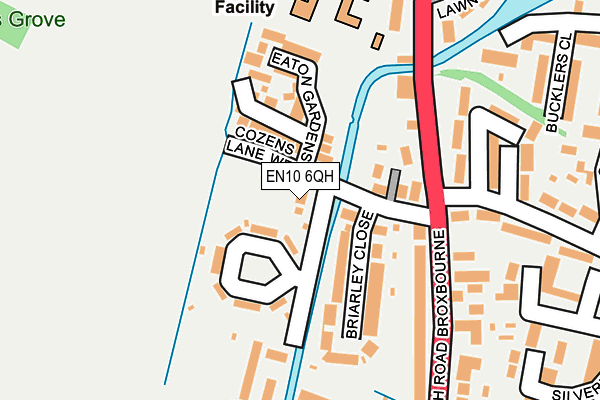 EN10 6QH map - OS OpenMap – Local (Ordnance Survey) EN10 6QH map - OS OpenMap – Local (Ordnance Survey)