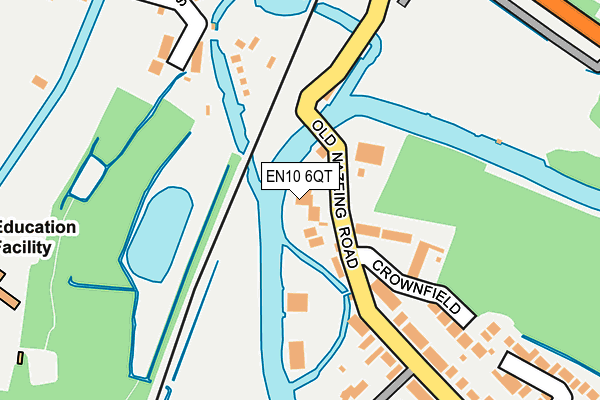 EN10 6QT map - OS OpenMap – Local (Ordnance Survey) EN10 6QT map - OS OpenMap – Local (Ordnance Survey)