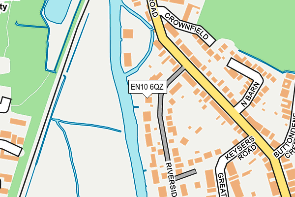 EN10 6QZ map - OS OpenMap – Local (Ordnance Survey) EN10 6QZ map - OS OpenMap – Local (Ordnance Survey)
