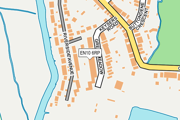 EN10 6RP map - OS OpenMap – Local (Ordnance Survey) EN10 6RP map - OS OpenMap – Local (Ordnance Survey)