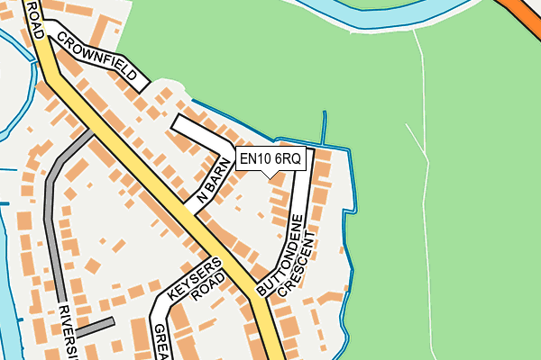 EN10 6RQ map - OS OpenMap – Local (Ordnance Survey) EN10 6RQ map - OS OpenMap – Local (Ordnance Survey)