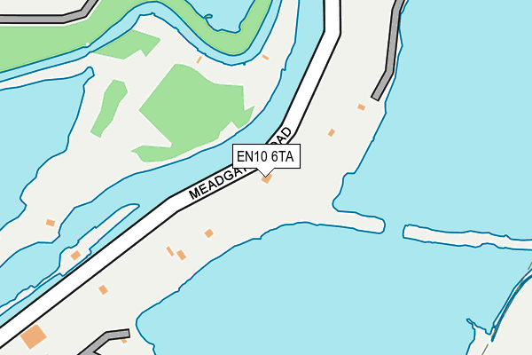 EN10 6TA map - OS OpenMap – Local (Ordnance Survey) EN10 6TA map - OS OpenMap – Local (Ordnance Survey)