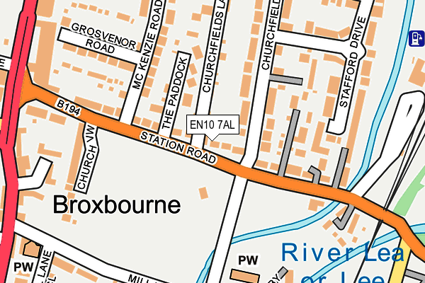 EN10 7AL map - OS OpenMap – Local (Ordnance Survey) EN10 7AL map - OS OpenMap – Local (Ordnance Survey)