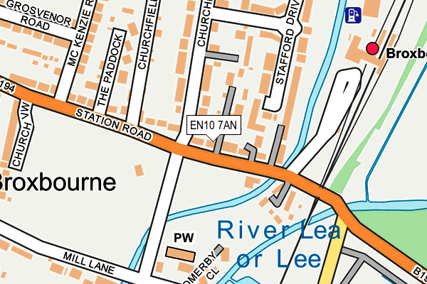EN10 7AN map - OS OpenMap – Local (Ordnance Survey) EN10 7AN map - OS OpenMap – Local (Ordnance Survey)