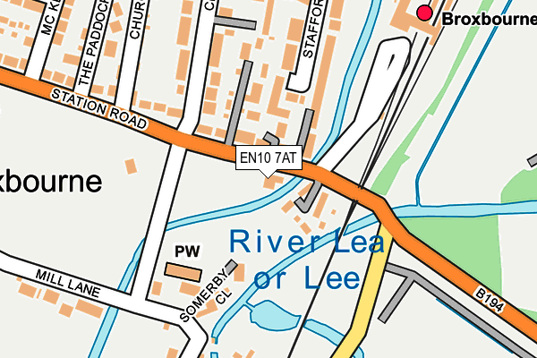 EN10 7AT map - OS OpenMap – Local (Ordnance Survey) EN10 7AT map - OS OpenMap – Local (Ordnance Survey)