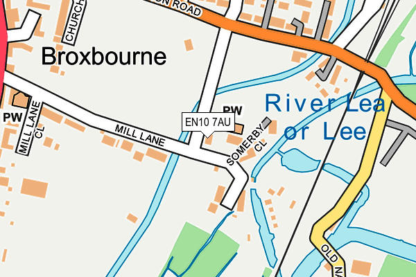 EN10 7AU map - OS OpenMap – Local (Ordnance Survey) EN10 7AU map - OS OpenMap – Local (Ordnance Survey)