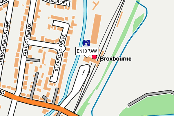 EN10 7AW map - OS OpenMap – Local (Ordnance Survey) EN10 7AW map - OS OpenMap – Local (Ordnance Survey)