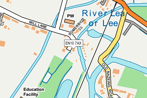 EN10 7AX map - OS OpenMap – Local (Ordnance Survey) EN10 7AX map - OS OpenMap – Local (Ordnance Survey)