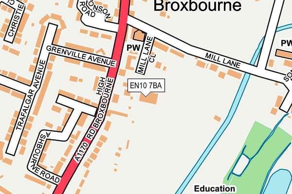 EN10 7BA map - OS OpenMap – Local (Ordnance Survey) EN10 7BA map - OS OpenMap – Local (Ordnance Survey)