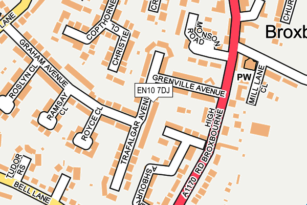 EN10 7DJ map - OS OpenMap – Local (Ordnance Survey) EN10 7DJ map - OS OpenMap – Local (Ordnance Survey)