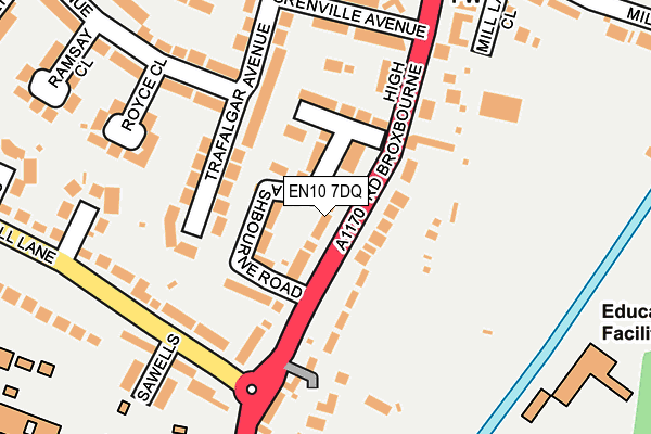 EN10 7DQ map - OS OpenMap – Local (Ordnance Survey) EN10 7DQ map - OS OpenMap – Local (Ordnance Survey)