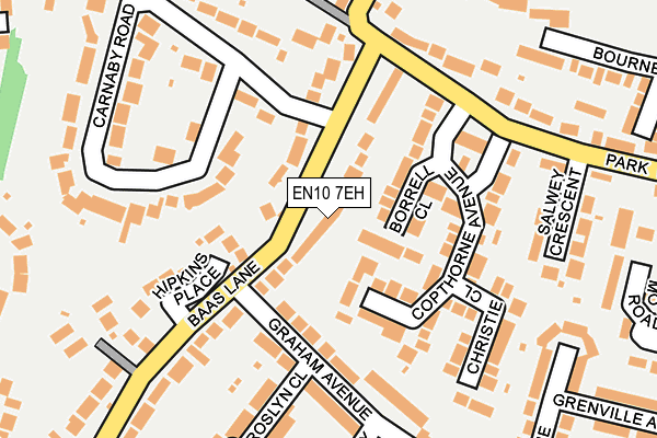 EN10 7EH map - OS OpenMap – Local (Ordnance Survey) EN10 7EH map - OS OpenMap – Local (Ordnance Survey)