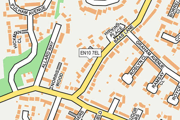 EN10 7EL map - OS OpenMap – Local (Ordnance Survey) EN10 7EL map - OS OpenMap – Local (Ordnance Survey)