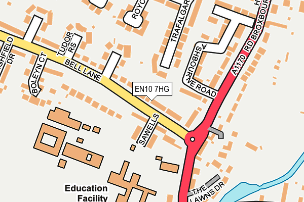 EN10 7HG map - OS OpenMap – Local (Ordnance Survey) EN10 7HG map - OS OpenMap – Local (Ordnance Survey)