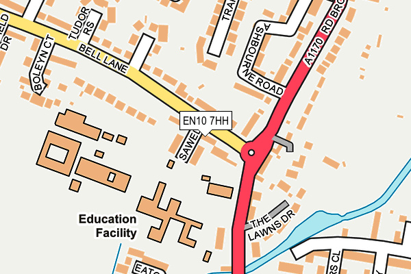 EN10 7HH map - OS OpenMap – Local (Ordnance Survey) EN10 7HH map - OS OpenMap – Local (Ordnance Survey)